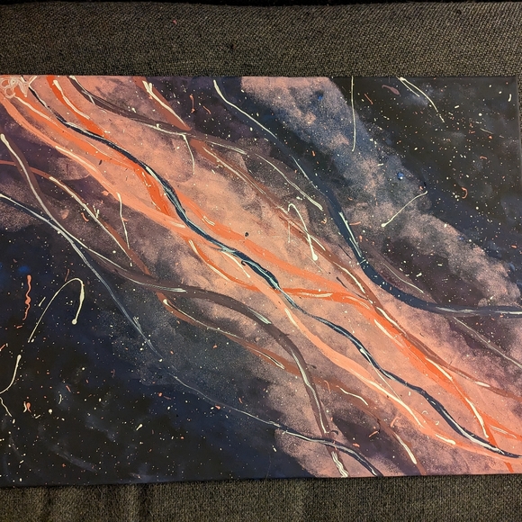 ORIGINAL ART. PAINT ON CANVAS. 18" x 24" Ariel de Boer. - Picture 5 of 5